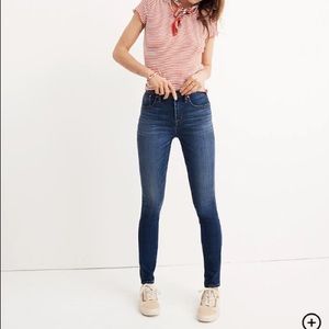 Madewell 10” high-rise skinny jeans